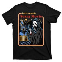 Let's Watch A Scary Movie Funny Halloween T-Shirt