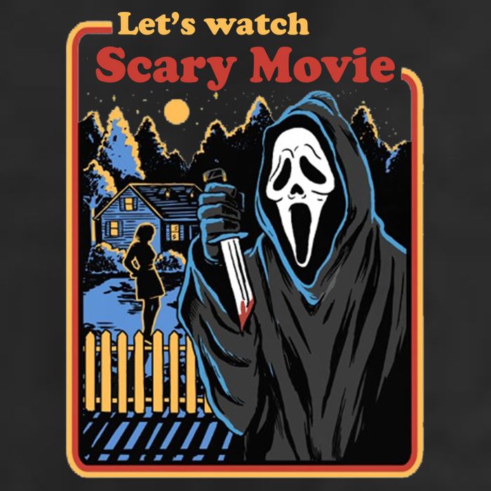 Let's Watch A Scary Movie Funny Halloween Adult Drive Performance Visor