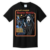 Let's Watch A Scary Movie Funny Halloween Kids T-Shirt