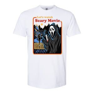 Let's Watch A Scary Movie Funny Halloween Softstyle CVC T-Shirt