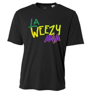 La Weezy Ana Mardi Gras Louisiana Fat Tuesday Cooling Performance Crew T-Shirt