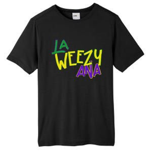 La Weezy Ana Mardi Gras Louisiana Fat Tuesday Tall Fusion ChromaSoft Performance T-Shirt