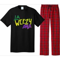 La Weezy Ana Mardi Gras Louisiana Fat Tuesday Pajama Set