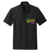 La Weezy Ana Mardi Gras Louisiana Fat Tuesday Dry Zone Grid Polo