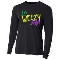 La Weezy Ana Mardi Gras Louisiana Fat Tuesday Cooling Performance Long Sleeve Crew