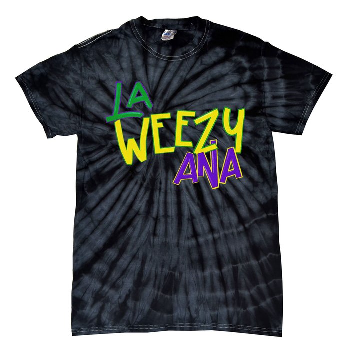 La Weezy Ana Mardi Gras Louisiana Fat Tuesday Tie-Dye T-Shirt