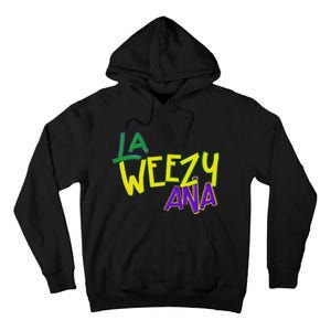 La Weezy Ana Mardi Gras Louisiana Fat Tuesday Tall Hoodie