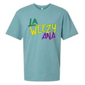 La Weezy Ana Mardi Gras Louisiana Fat Tuesday Sueded Cloud Jersey T-Shirt