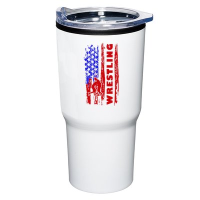 Love Wrestling American Flag Wrestling Coaches Tumbler