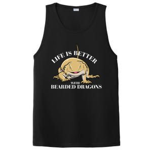 Life With Bearded Dragons Reptiles Lizard Gift PosiCharge Competitor Tank