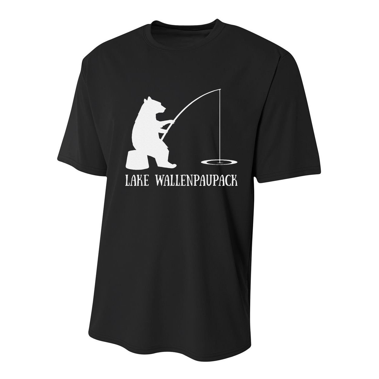 Lake Wallenpaupack Bear Fishing Pennsylvania Gift Youth Performance Sprint T-Shirt