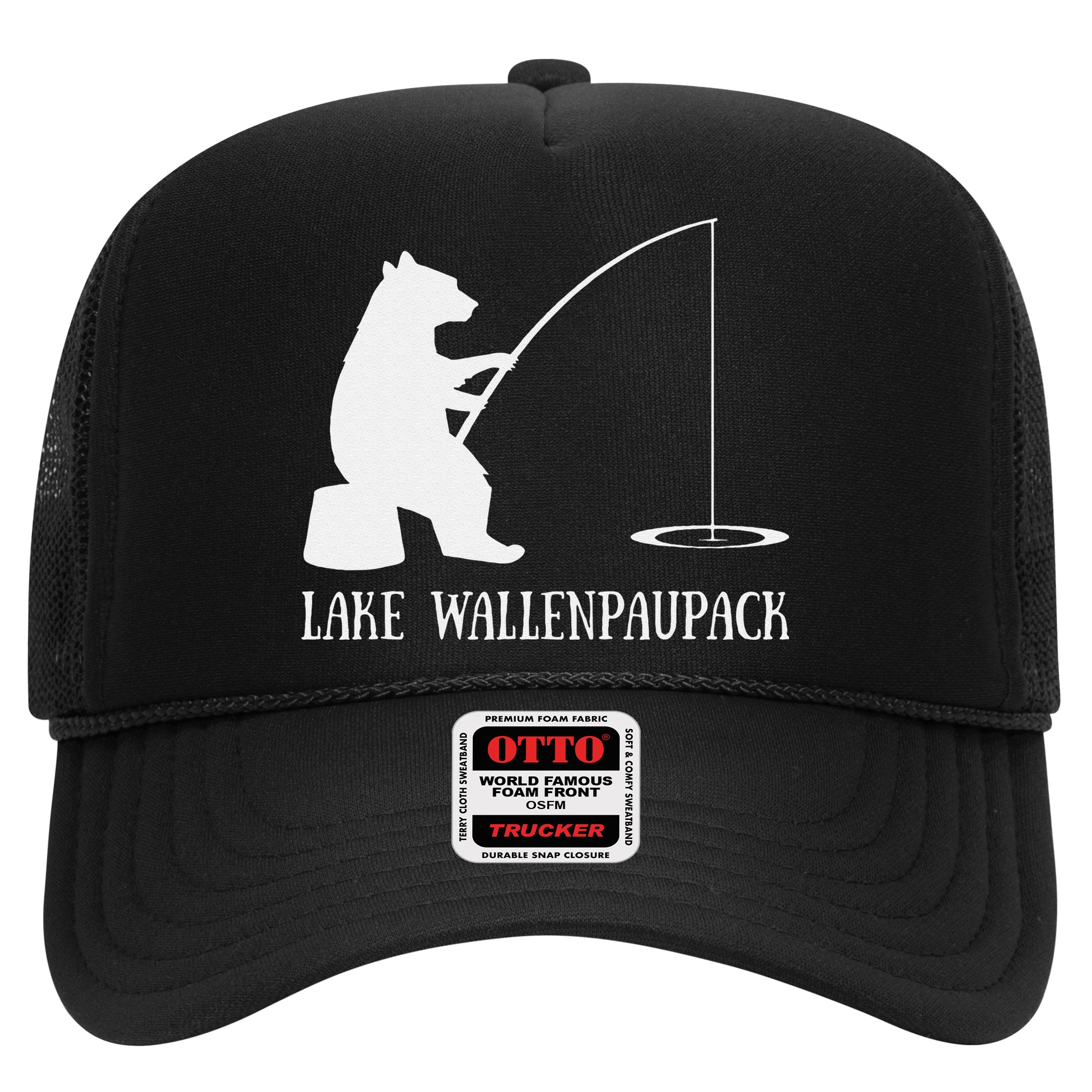 Lake Wallenpaupack Bear Fishing Pennsylvania Gift Hat