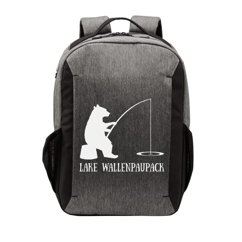 Lake Wallenpaupack Bear Fishing Pennsylvania Gift Vector Backpack