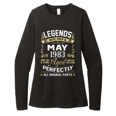 Legends Were Born In May 1983 40 Year Old Birthday Gifts Womens CVC Long Sleeve Shirt