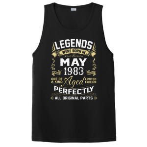 Legends Were Born In May 1983 40 Year Old Birthday Gifts PosiCharge Competitor Tank