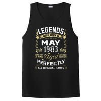 Legends Were Born In May 1983 40 Year Old Birthday Gifts PosiCharge Competitor Tank