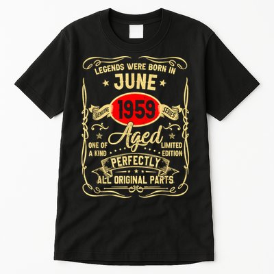 Legends Were Born In June 1959 64 Years Old Gifts 64th Bday Tall T-Shirt