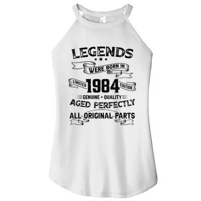 Legends Were Born In 1984 Women’s Perfect Tri Rocker Tank