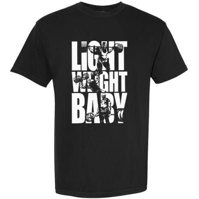 Light Weight Baby Ronnie Coleman Squat Bench Deadlift Gym Garment-Dyed Heavyweight T-Shirt