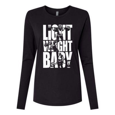 Light Weight Baby Ronnie Coleman Squat Bench Deadlift Gym Womens Cotton Relaxed Long Sleeve T-Shirt