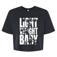 Light Weight Baby Ronnie Coleman Squat Bench Deadlift Gym Bella+Canvas Jersey Crop Tee