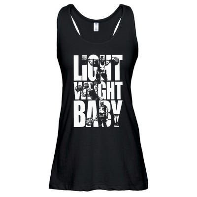 Light Weight Baby Ronnie Coleman Squat Bench Deadlift Gym Ladies Essential Flowy Tank