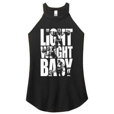 Light Weight Baby Ronnie Coleman Squat Bench Deadlift Gym Women's Perfect Tri Rocker Tank