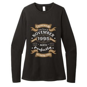 Legends Were Born In November 1995 Birthday Gift Womens CVC Long Sleeve Shirt