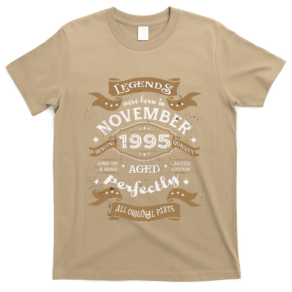 Legends Were Born In November 1995 Birthday Gift T-Shirt
