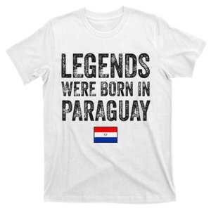 Legends Were Born In Paraguay Paraguayan Flag Pride Roots T-Shirt