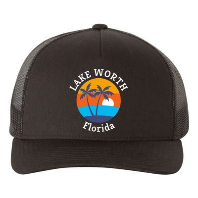 Lake Worth Beach Florida Summer Vacation Souvenir Yupoong Adult 5-Panel Trucker Hat