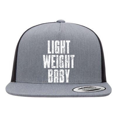 Light Weight Baby  Old School Bodybuilding Flat Bill Trucker Hat