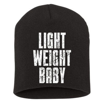 Light Weight Baby  Old School Bodybuilding Short Acrylic Beanie