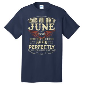 Legendary Were Born In June 1990 – Happy Birthday Tall T-Shirt