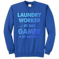 Laundry Worker By Day Gamer By Night Gift Sweatshirt