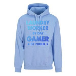 Laundry Worker By Day Gamer By Night Gift Unisex Surf Hoodie