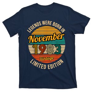 Legends Were Born In November 1983 40th Birthday T-Shirt