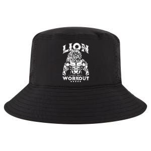 Lion Workout Beast Muscles Motivation Fitness Gym Quote Gift Cool Comfort Performance Bucket Hat