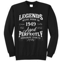 Legends Were Born In 1949 Year Of Birth Birthday Sweatshirt