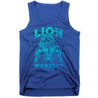 Lion Workout Beast Muscles Motivation Fitness Gym Quote Gift Tank Top