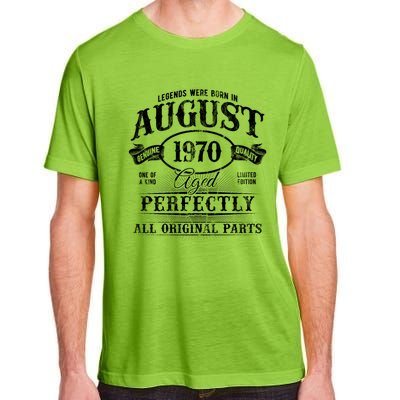 Legends Were Born In August 1970 Vintage Birthday Meaningful Gift Adult ChromaSoft Performance T-Shirt