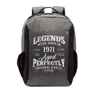 Legends Were Born In 1971 Year Of Birth Birthday Vector Backpack