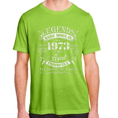 Legends Were Born In 1973 50 Years Old Gifts 50th Birthday Adult ChromaSoft Performance T-Shirt