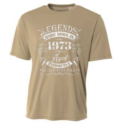 Legends Were Born In 1973 50 Years Old Gifts 50th Birthday Cooling Performance Crew T-Shirt