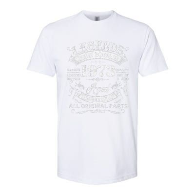 Legends Were Born In 1973 50 Years Old Gifts 50th Birthday Softstyle CVC T-Shirt