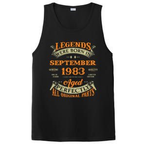 Legends Were Born In September 1983 40th Birthday Gift PosiCharge Competitor Tank