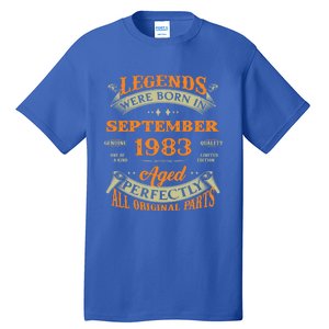 Legends Were Born In September 1983 40th Birthday Gift Tall T-Shirt