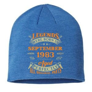 Legends Were Born In September 1983 40th Birthday Gift Sustainable Beanie