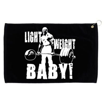 Light Weight Baby - Ronnie Coleman Gym Motivational Grommeted Golf Towel