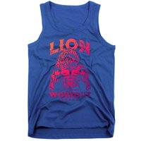 Lion Workout Beast Muscles Motivation Fitness Gym Quote Gift Tank Top